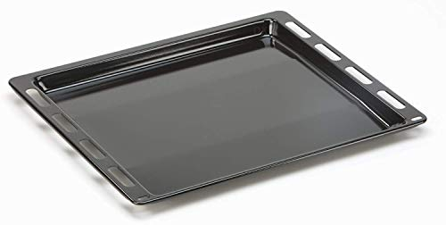 DREHFLEX - Backblech/Blech/Universalpfanne passend für diverse Backofen/Herd von Bosch/Siemens/Constructa/Neff/Junker&Ruh- passend für Teile-Nr. 00666902/666902-441 x 370 x 25mm - emailliert
