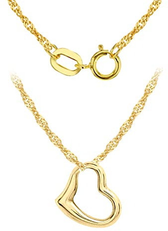CARISSIMA Damen-Kette mit Anhänger 375 Gelbgold - 1.40.3293