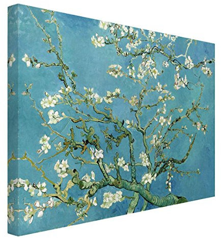 Bilderwelten Leinwandbild - Vincent van Gogh - Mandelblüte - Quer 3:4, 60cm x 80cm