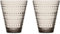 Iittala 1051121 Kastehelmi 2-er Set Gläser 30cl, Leinen, Glas