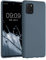 kwmobile Custodia Compatibile con Samsung Galaxy Note 10 Lite Cover - Back Case per Smartphone in Silicone TPU - Protezione Gommata - ardesia scuro