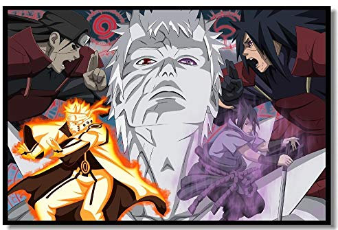 CSCH Wall Stickers Custom Canvas Mural Naruto Manga Wallpaper Bedroom Wall Stickers Kids Kindergarten Room Decoration