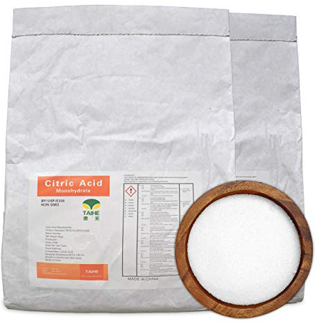 Zitronensäure 10 kg Pulver, Monohydrat, Lebensmittelqualität E330 | Entkalker, Reiniger, Citronensäure