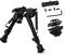 FIRECLUB Full Metal 6-9 Inch Folding Bipod with for Mlok Compatible Adapter Bracket Harris Style Bipod for Huntting