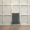 Acezanble∣2 Column Radiator, Horizontal 600mm Anthracite Wide Low Tradiontal Cast Iron Style Radiator Centre Heating for Window Hallway