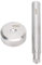 Outil de pose de rivets, poseur de rivets en cuir en acier inoxydable double face 9 mm pour pose de rivets à double prise pour les professionnels de l'artisanat du cuir et les amateurs