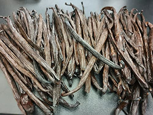 1 KG Bourbon Vanilla Pods Madagascar Beans SPLIT On the BOTTOM Grade A