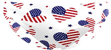 Générique Maillots de Bain Hommes, Maillots de Bain pour Hommes, Maillots de Bain pour Hommes,Drapeau américain, Coeur, étoile
