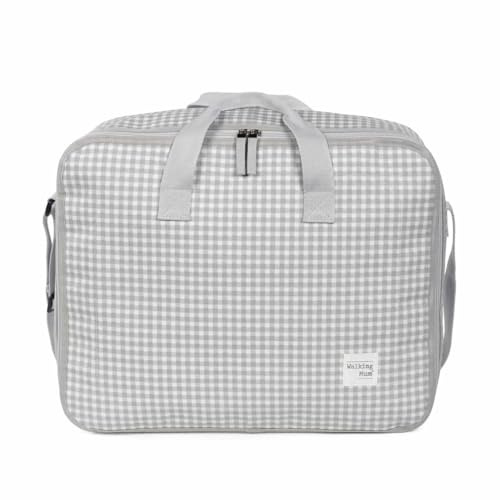 Pasito a Pasito Maleta canastilla bebé I Love Vichy de Walking Mum