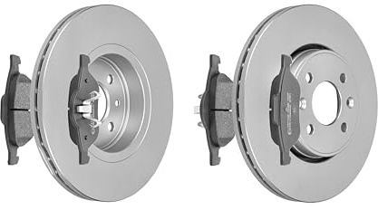 F.BECKER_LINE BREMSSCHEIBEN Ø280MM + BREMSBELÄGE VORNE FÜR RENAULT MEGANE II