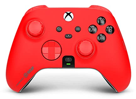 Scuf Instinct Pro Performance Series Kabelloser Xbox–Controller – Wiederverwendbare Rückenpaddles – Sofortige Auslöser – Xbox Series X/S, Xbox One, PC und Handy – Rot