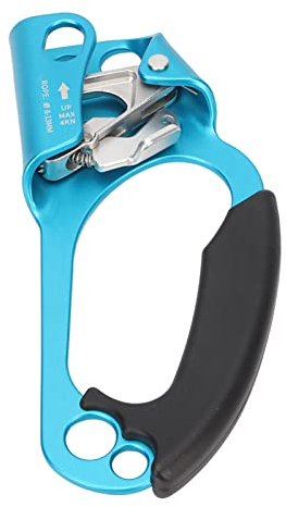 Handaufsteiger, Rapid Roller Ascender Leichter, Rutschfester, Starker Griff, Stabile Befestigung, Verschleißfeste Feder Zum Bergsteigen (Richtig Blau)