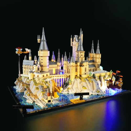 cooldac Led Licht Kit Kompatibel mit Lego 76419 Harry Potter Schloss Hogwarts Set(nur Beleuchtung, Keine Modelle), Kreative Dekorlichter Set Kompatibel mit Lego 76419 Harry Potter Hogwarts Castle