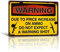 Metal Sign - Warning sign-Beware Fartoholic Enter at Your Own Risk!, Safety Sign Notice Warning Security Sign Street Decor