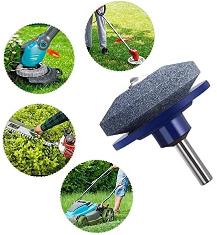 VChics Tragbare Heckenschere Grasschere, Rasenmäherschärfer, Gartengeräte, Handbohrmaschine, elektrischer Bohrerschärfer, multifunktionaler Steinwind-Elektroschärfer Leicht, einfach zu bedienen