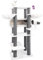 Petrebels Maine Coon Kratzbaum XXL, Route 190 cm hoch, Design Kratzbaum für große Katzen, mit Ø 12cm Natur-Sisal Stämme, Farbe Off-White