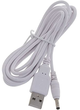 Maxtonser 1m/2m/3m 5V Power Cord USB to 3.5mm x 1.35mm Barrel Jack Adapter Connector Charging Cable Plug Not Support 12 Voltage,Charging Cable