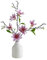 Künstliche Blumen mit Vase Hochwertiger PU-Blumenstrauß aus chinesischer Magnolie, Simulationsstrauß for Wohnzimmer, Eingang, Tischdekoration, Kunstblumen, Heimtextilien Künstliche Blumen Deko(Color:A