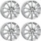 4x AUTEC Felgen Alufelgen SKANDIC ECE 6.0x15 ET47 5x112 Brillantsilber kompatibel mit VW Touran Golf V Golf VI Jetta Caddy