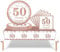 37Pcs 50th Birthday Tableware Set Rose and Gold,50th Birthday Decorations with Party Paper Plates and Napkins,Plastic Table Cloth for Her Women Happybirthday Table Decoration Dinnerware Supplies
