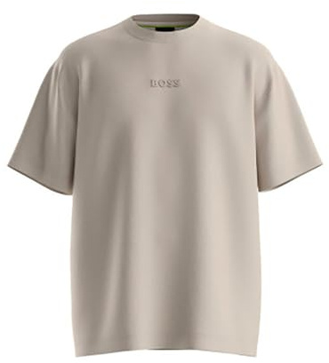 BOSS Men's Tee 10 10262150 01 T_Shirt, Open Beige284,