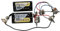 Alnico Gitarren-Tonabnehmer, klassisch, Vintage und Pro Bucker, Humbucker, E-Gitarre mit Profi-Kabelbaum, Tonabnehmer für E-Gitarre (Zebra BK)