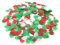 GoldRock Konfetti Hochzeit Geburtstag,6000 Stk Streudeko Weihnachten Konfetti Bunt,Tischdeko Geburtstag Rot Grün,Konfettikanone Papier,Confetti Tischdeko für Karneval,Dschungel,Baby Shower Deko,Taufe