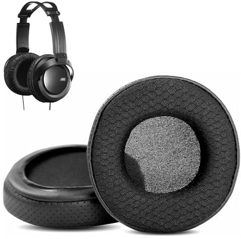 HAIZEEN Earpads Compatible with JVC HA-RX300 HARX300 HA RX300 Headphone Ear pads Replacement Cushion(Breathable Leather/Durable Fabric and Memory Foam)