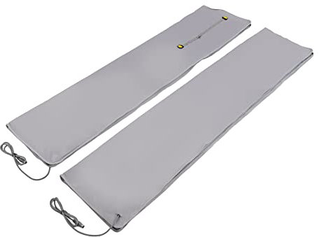JAYEUW Couverture de sauna infrarouge 220 V - Couverture chauffante infrarouge portable pour la maison - Avec 2 zones de réglage de la température - Sauna infrarouge lointain - Pour salons de beauté,