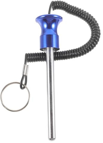 FOYTOKI Weight Plate Latch Pulley Machine Equipment Cable Pulley System Loading Pin Magnetic Weight Pin Weight Stack Pin Replacement Weight Stack Supplies Fitness Tool Blue Aluminum