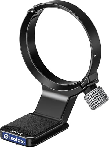 LEOFOTO SFC-01 Collier d'objectif pour Sony FE 70-200 mm F4 Macro G OSS II, QD Spot, trou de vis 1/4 et 3/8, compatible Arca