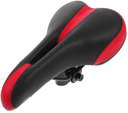 MAJORMENCH Ersatzsattel für Heimtrainer, PU Schwamm, Ergonomisch, 1 Stück | Fitnessgerät für Indoor Cycling, Rundes Heck mit Hoher Elastizität, Stützt die Hüfte, für Heimtrainer und Stationärbike