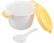 MOTHNUR Olla Arrocera Pequeña Para Microondas: 1,8 L, Utensilio Multiusos Para Cocinar Arroz Y Verduras.