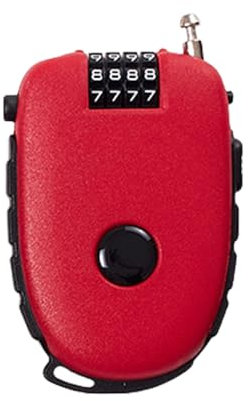 Durability Retractable Wire Lock with Code Multipurpose Combination Lock for Outdoor Bike Scooters Suitcases