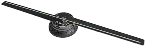 Giwnhvx 43CM -Eye Olografico 3d Proiezione Sospesa Imaging aereo Stereo Electric Fan Screen Rotary Pubblicità Macchina