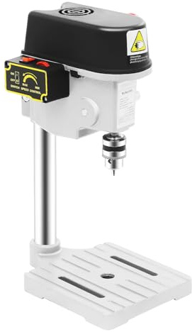 Taladro de columna de 220 V, 340 W, 3 velocidades ajustables para madera, para uso comercial