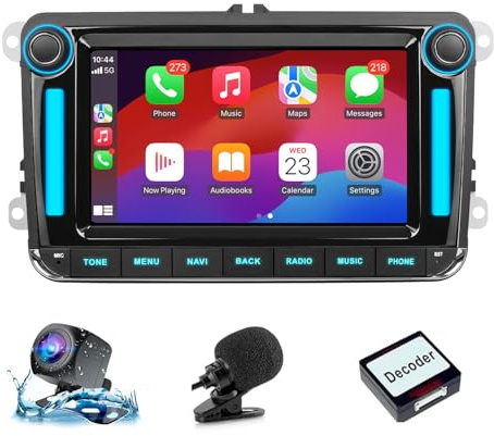 Autoradio per VW Golf 5/6 (2004-2013) Polo 6R T5 (2009-2015) con CarPlay