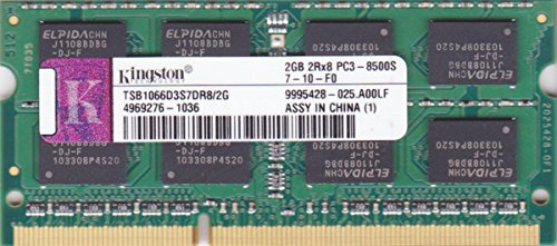 Kingston KVR1066D3S8S7/2G Arbeitsspeicher 2GB (1066 MHz, 204-polig) DDR3-RAM