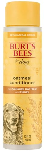 Burts Bees for Pets Oatmeal Dog Conditioner, Fragrance-Free, 10 Fl Oz