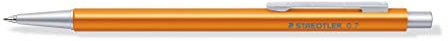 STAEDTLER Druckbleistift Organizer Pen orange (hochwertiger Druckbleistift aus Aluminium, ideal für Zeitplaner, 0,7 mm Feinmine Marsmicro, Härtegrad HB, Radiertip, 9POP40407 ST)