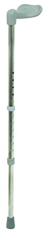 Aidapt Medium eft Handed Adjustable Height Lightweight Walking Stick with Anti Slip Ferrule Foot to Aid Stability and Confidence when Walking Supplied with a Hanging Carry Strap