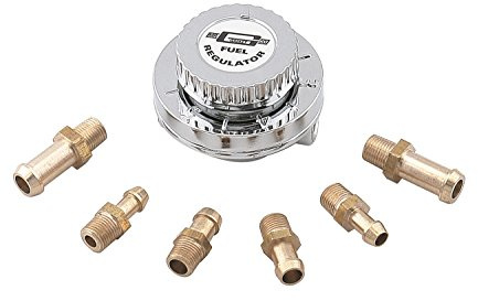 Mr. Gasket - 9710 Fuel Press Regultr W/Hdwr, Chrome