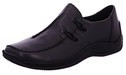 Rieker Celia Ladies Leather Casual Shoe Schwarz 41 EU