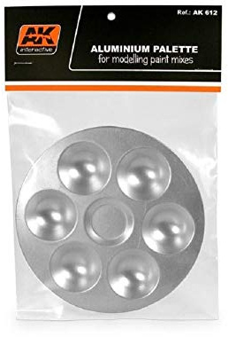 AK Interactive - Aluminium Palettes (6 Wells) # 00612