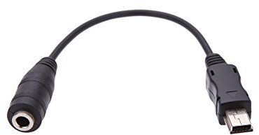 Andoer® Mini USB to 3.5mm Mic Microphone Adapter Cable Cord for Gopro HD Hero 1 2 3 3+ 4 Camera