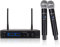 Sound Town SWM10-U2HH Professional Dual-Channel UHF Wireless Microphone System with 2 Handheld Mics, for Church, Business Meeting, Outdoor Wedding and Karaoke