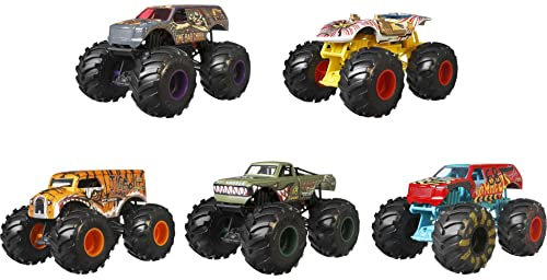 Hot Wheels Monster Trucks Toy Vehicle 1:24 Surtido/Modelo Aleatorio (una Unidad)(Mattel FYJ83)