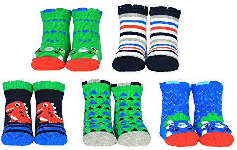 Cucamelon Baby Dippy The Dinosaur Sock Gift, Multi, One Size