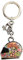 Eurofusioni Porte-clefs moto et motocross Biker Peace and Love - Idée cadeau originale motard - Casque 2,6 x 3,3 x 0,6 cm