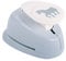 Rayher 69194000 Motivstanzer Einhorn, 2,54 cm ø, 1 Zoll, geeignet zum Stanzen von Papier/Karton bis 200g/m2, Motivlocher, Grau